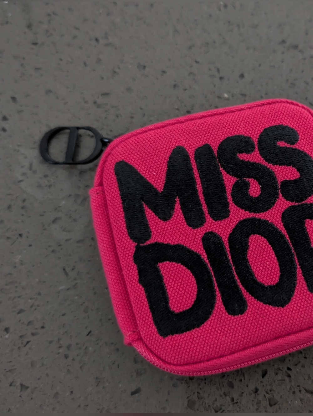 Miss Dior Hot Pink Earphone Case Storage Case - Picture 10 of 12